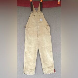 Carhartt insulated overalls men’s duck canvas